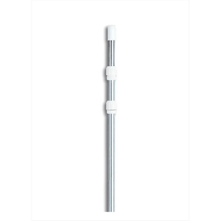 PERFECTPITCH 5 - 12 ft. Silver Adjustable Swimming Pool Telescopic Pole For Vacuums and Skimmers PE73028